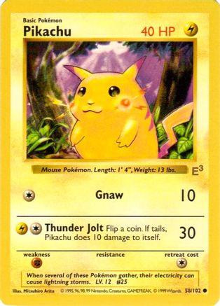 Pikachu 058/102 - Promo