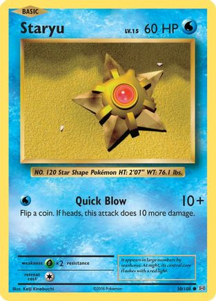 Staryu 030/108/108 - Common
