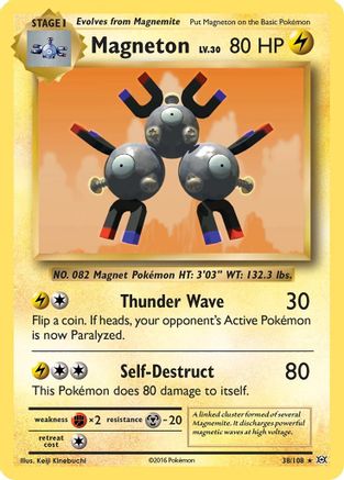 Magneton 038/108/108 - Holo Rare - Holofoil