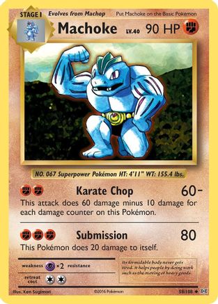Machoke 058/108/108 - Uncommon