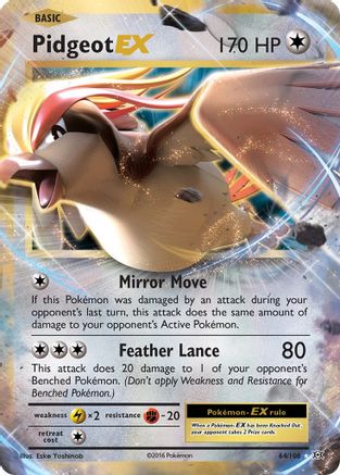 Pidgeot EX 064/108/108 - Ultra Rare - Holofoil