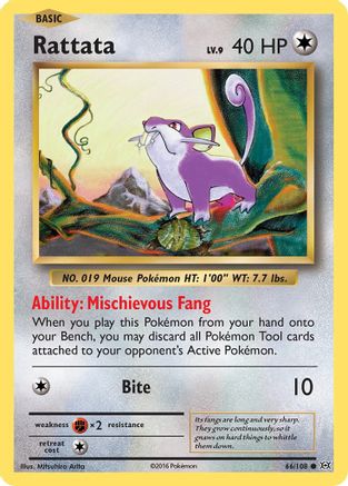 Rattata 066/108/108 - Common