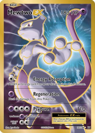 Mewtwo EX (Full Art) 103/108/108 - Ultra Rare - Holofoil