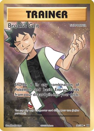 Brock's Grit (Full Art) 107/108/108 - Ultra Rare - Holofoil