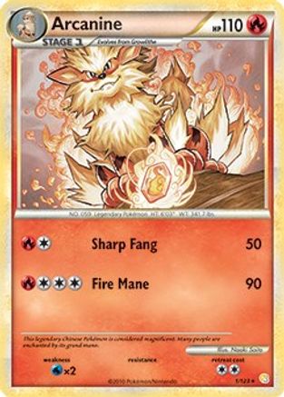 Arcanine 001/123 - Rare