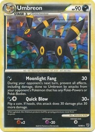 Umbreon 010/090 - Holo Rare - Holofoil
