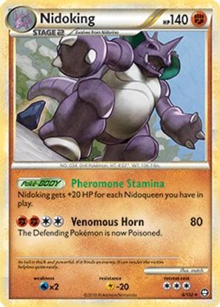 Nidoking 006/102 - Rare