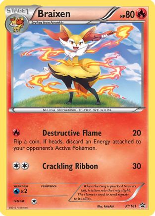 Braixen XY161/211 - Promo - Holofoil