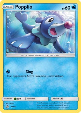 Popplio SM03/248 - Promo - Holofoil