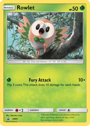 Rowlet SM01/248 - Promo - Holofoil