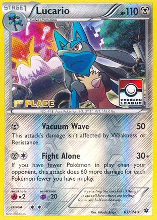 Lucario 063/124 - Promo - Reverse Holofoil