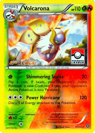 Volcarona 015/114 - Promo - Reverse Holofoil