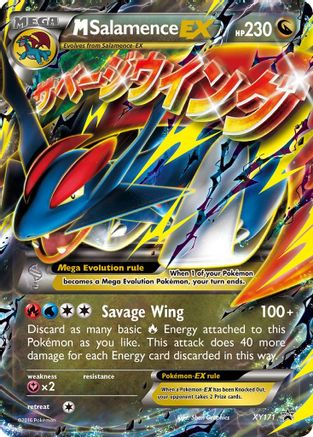M Salamence EX XY171/211 - Promo - Holofoil