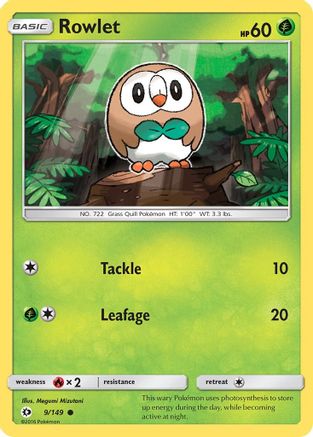 Rowlet 009/149/149 - Common