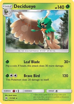 Decidueye 011/149/149 - Rare