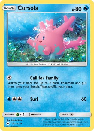 Corsola 036/149/149 - Uncommon