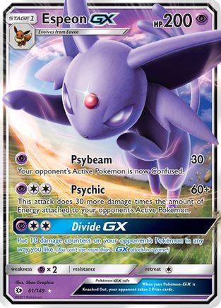 Espeon GX 061/149/149 - Ultra Rare - Holofoil