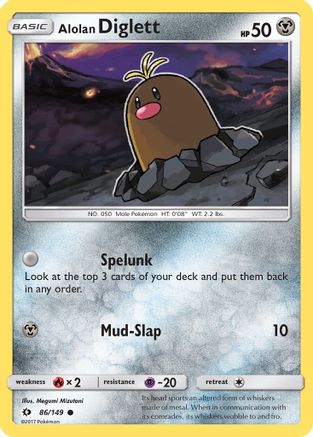 Alolan Diglett 086/149/149 - Common