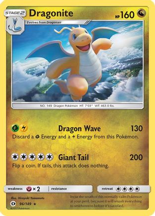 Dragonite 096/149/149 - Holo Rare - Holofoil