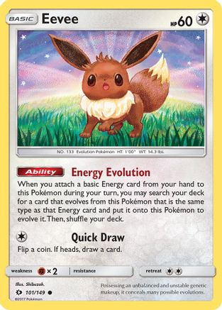 Eevee 101/149/149 - Common