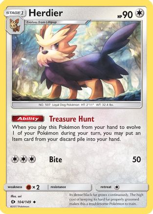Herdier 104/149/149 - Uncommon