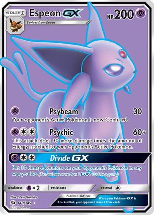 Espeon GX (Full Art) 140/149/149 - Ultra Rare - Holofoil