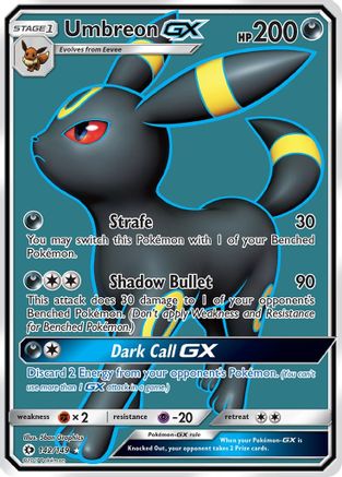 Umbreon GX (Full Art) 142/149/149 - Ultra Rare - Holofoil