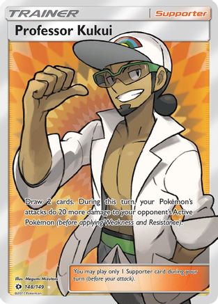 Professor Kukui (Full Art) 148/149/149 - Ultra Rare - Holofoil