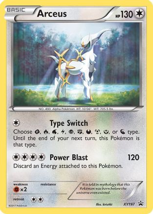 Arceus XY197/211 - Promo - Holofoil