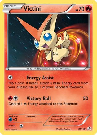 Victini XY189/211 - Promo - Holofoil