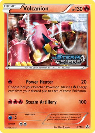 Volcanion (XY Steam Siege Prerelease) XY145/211 - Promo - Holofoil