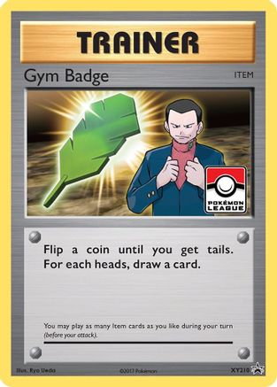 Gym Badge (Giovanni) XY210/211 - Promo - Holofoil