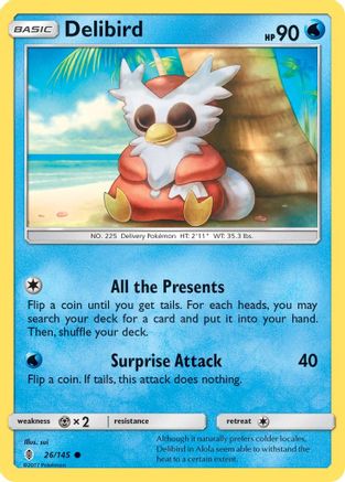 Delibird 026/145/145 - Common