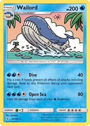 Wailord 030/145/145 - Rare