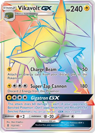 Vikavolt GX (Secret) 152/145 - Secret Rare - Holofoil