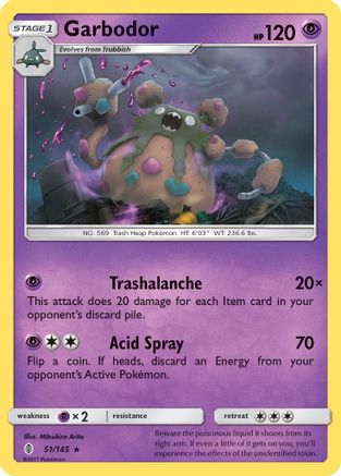Garbodor 051/145/145 - Rare