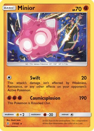 Minior 077/145/145 - Holo Rare - Holofoil