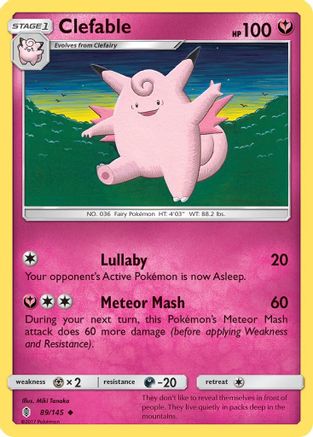 Clefable 089/145/145 - Uncommon