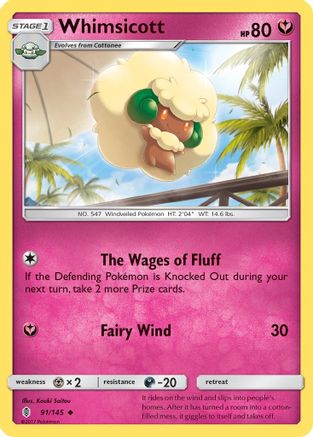 Whimsicott 091/145/145 - Uncommon