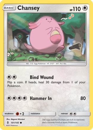 Chansey 101/145/145 - Common