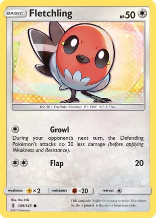 Fletchling 109/145/145 - Common