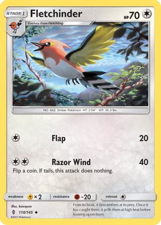 Fletchinder 110/145/145 - Uncommon