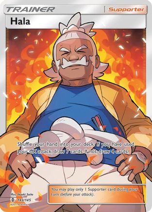 Hala (Full Art) 143/145/145 - Ultra Rare - Holofoil
