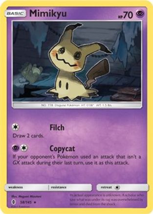 Mimikyu 058/145 - Rare