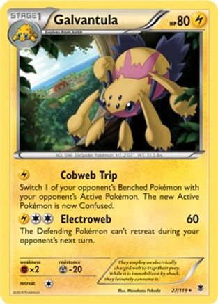 Galvantula 027/119 - Holo Rare - Holofoil