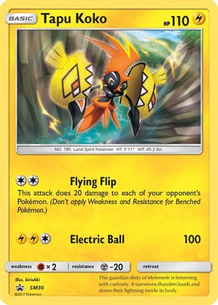 Tapu Koko SM30/248 - Promo - Holofoil