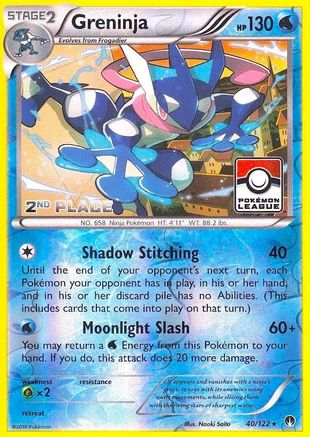 Greninja 040/122 - Promo - Reverse Holofoil