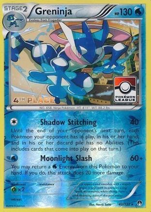 Greninja 040/122 - Promo - Reverse Holofoil