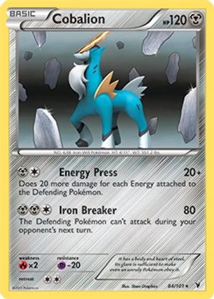Cobalion 084/101 - Rare