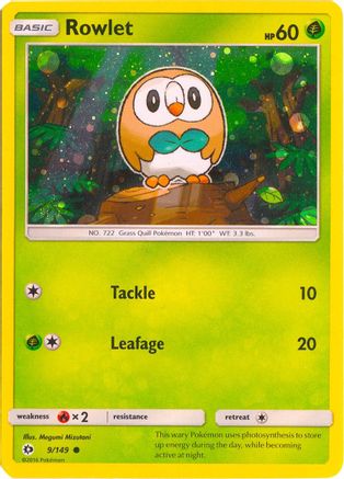 Rowlet 009/149 - Promo - Holofoil